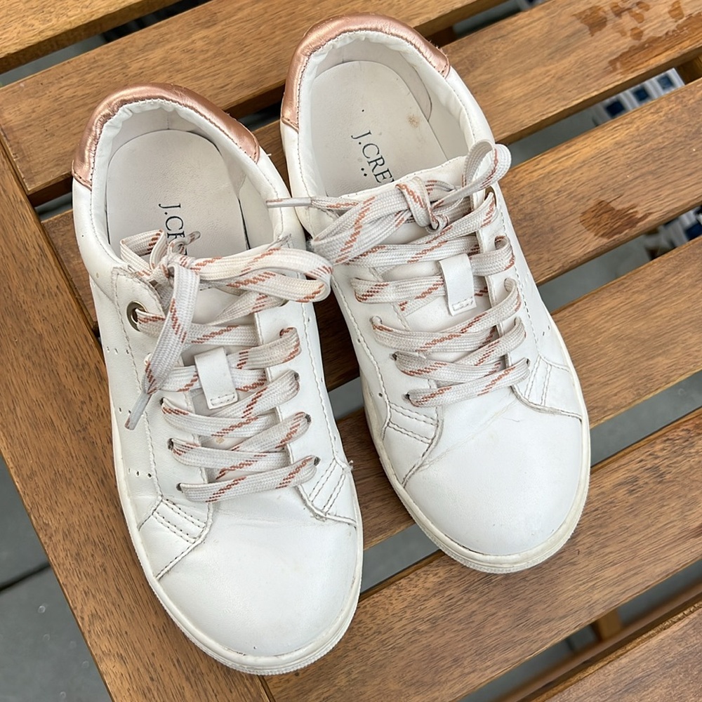 Sx 13 Girls Gently Worn JCrew Tennis Sneakers